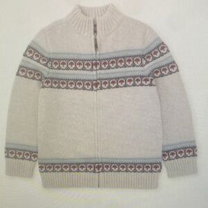 Cozy Cream Patterned Sweater